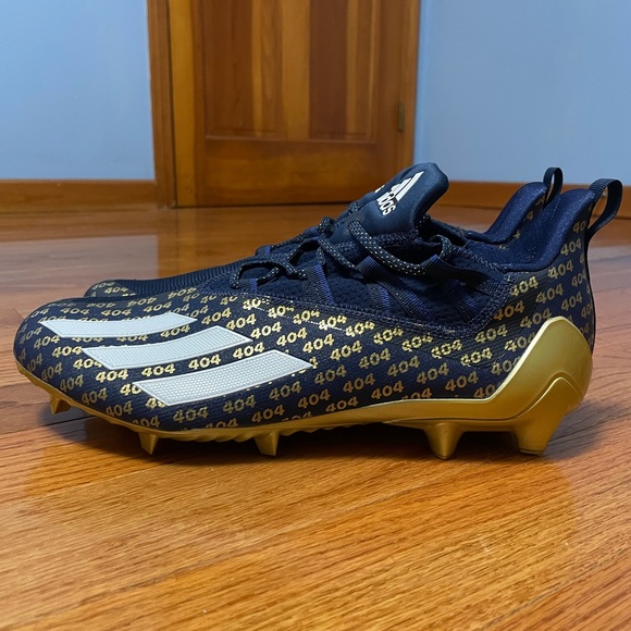 Adidas 404 Georgia Tech Men\'s Size 13.5 Football New Cleats Navy Gold GY5664 main image 9